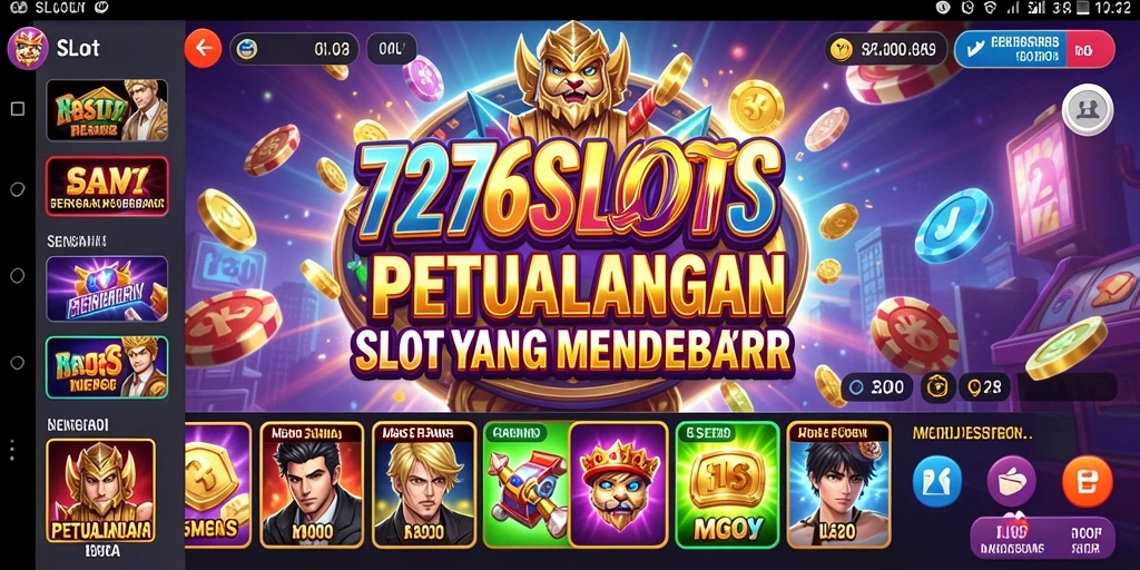 Tampilan aksi seru dalam game 7276SLOTS yang mendebarkan.