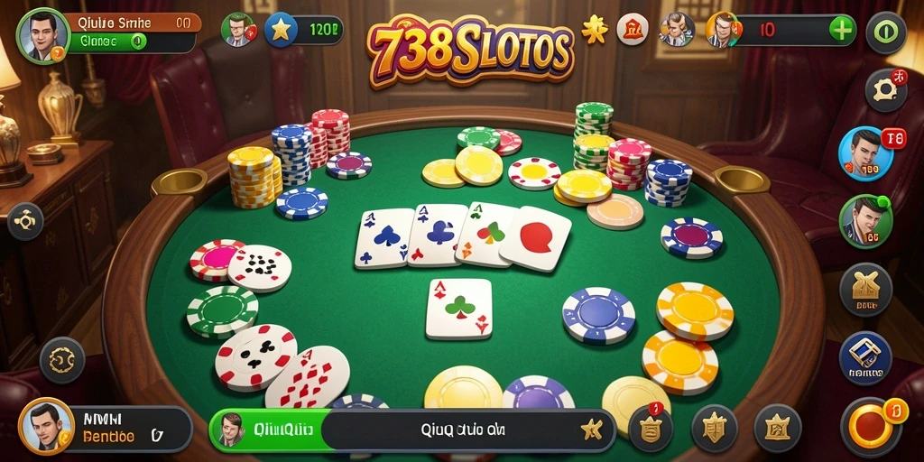 Tampilan gameplay QiuQiu yang seru dan interaktif.
