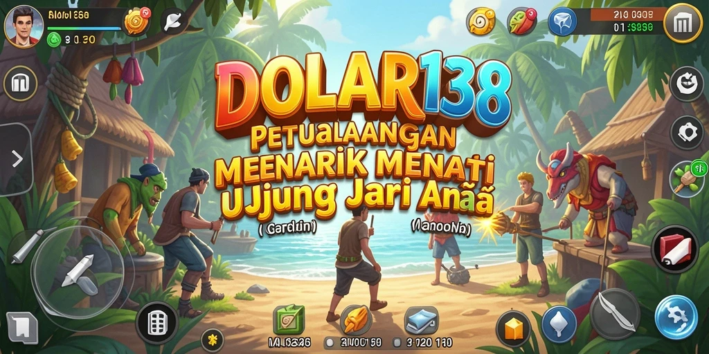 Tampilan gameplay DOLAR138 yang menampilkan aksi petualangan yang seru.