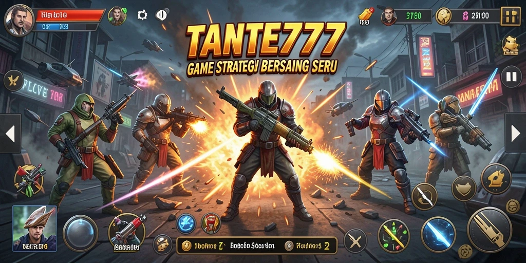 Tampilan gameplay seru dan strategis dalam TANTE777.