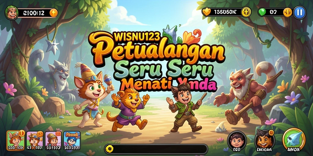 Tampilan screenshot dari gameplay seru di WISNU123.